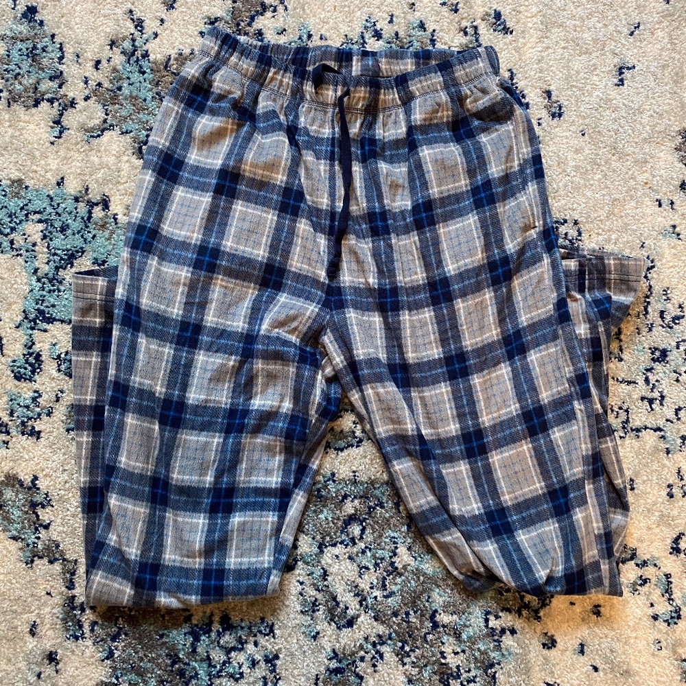 Nautica Sleepwear Fleece Flannel Pajama Pant Men M